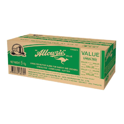Allowrie Value Compound Unsalted Butter 5kg