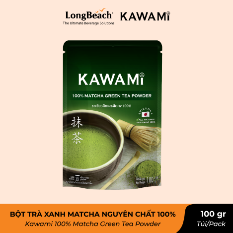 Kawami 100% Matcha Green Tea Powder - Bột trà xanh Matcha nguyên chất 100% Kawami